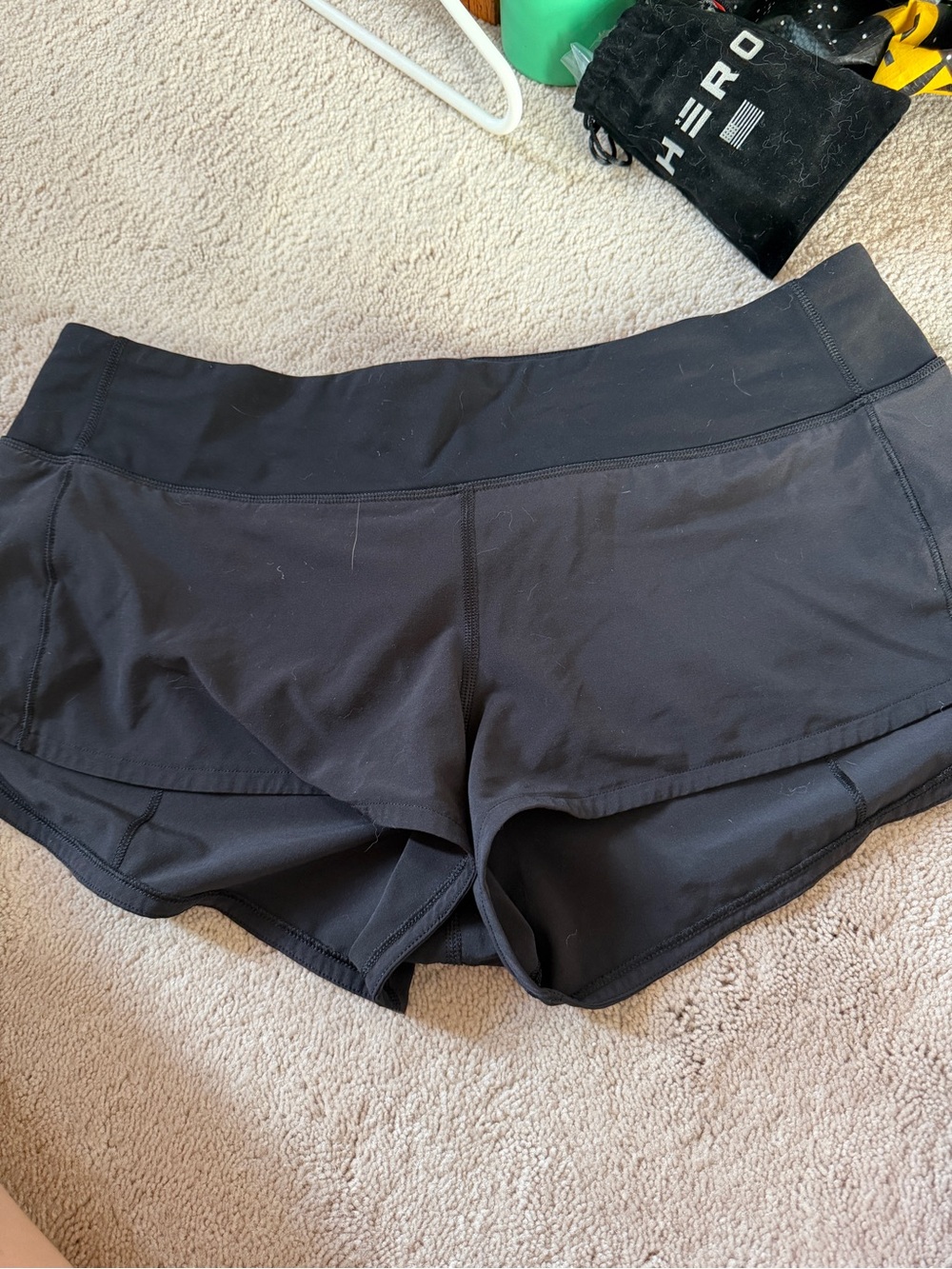 Black Women's Lululemon Shorts